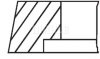 A_Комплект поршневих кілець Mahle FIAT MAHLE / KNECHT 008 05 V0 (фото 2)