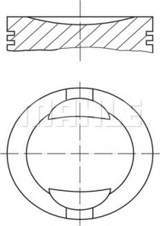 Поршень MAHLE / KNECHT 009 36 02