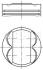 Поршень MAHLE / KNECHT 011 PI 00105 000 (фото 1)