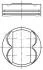 Поршень MAHLE / KNECHT 011 PI 00105 002 (фото 1)