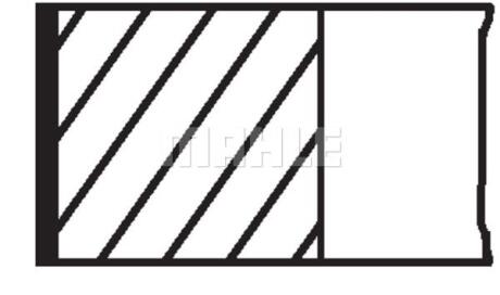 Кольца поршневые OPEL 1.0-1.4 d73.4 1.2-1.2-2 MAHLE / KNECHT 011 RS 00101 0N0