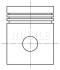 Поршень Opel ASTRA/VECTRA Z16XEP 03- (79.25mm/+0.25) 012 21 02