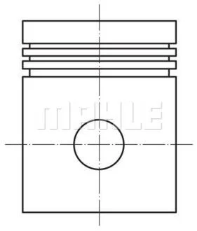 Поршень Opel ASTRA/VECTRA Z16XEP 03- (79.25mm/+0.25) MAHLE / KNECHT 012 21 02