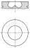 Поршень з кільцями FORD 90.4 TRANSIT 2.4 TDCI 2004- (MAHLE) MAHLE / KNECHT 013 PI 00107 002 (фото 1)