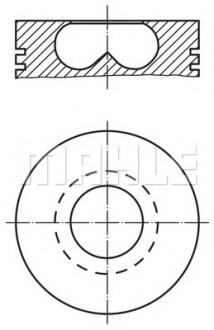 Поршень ABFA/D5BA/D6BA 2,0 Di/TDCi/Tddi 16V 00- MAHLE / KNECHT 015 69 02