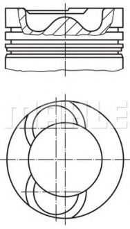 Поршень VW MAHLE / KNECHT 028 19 01 (фото 1)