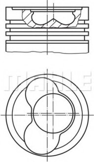Поршень комплект MAHLE / KNECHT 030 59 12