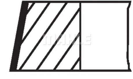 Кольца Audi A4/A6 VW B-5 1.8E/T 81,51 x1,5+1,75+2 дв.ADR AEB MAHLE / KNECHT 033 04 N2