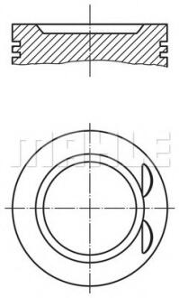 Поршень MAHLE / KNECHT 033 21 01 (фото 1)