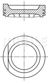 Поршень MAHLE / KNECHT 033 97 01 (фото 1)