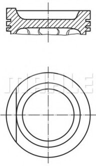Поршень Mahle AUDI/SEAT/VW 1,8i 86-00 MAHLE / KNECHT 034 78 00