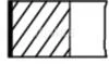 Комплект поршневих кілець Mahle CITROEN/OPEL/PEUGEOT 1.2VTI EB2 12>> MAHLE / KNECHT 039 RS 00120 0N0 (фото 1)
