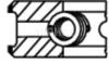 Комплект поршневих кілець Mahle CITROEN/OPEL/PEUGEOT 1.2VTI EB2 12>> MAHLE / KNECHT 039 RS 00120 0N0 (фото 3)