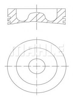 Поршень (Mahle) MAHLE / KNECHT 061 PI 00129 000 (фото 1)