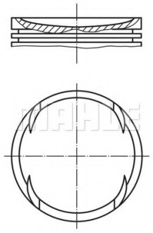 Поршень MAHLE / KNECHT 063 55 00