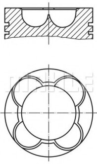 Поршень двигуна MAHLE / KNECHT 081 PI 00102 000