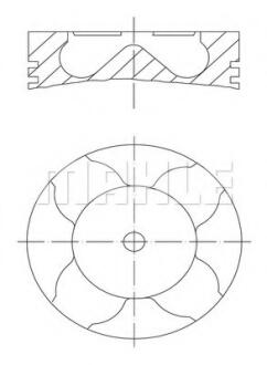 Поршень MAHLE / KNECHT 081 PI 00103 001 (фото 1)