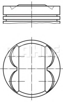 Поршень (Mahle) MAHLE / KNECHT 081 PI 00106 000