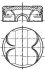 Поршень MAHLE / KNECHT 081 PI 00111 000 (фото 1)