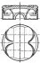 Поршень MAHLE / KNECHT 081 PI 00111 000 (фото 1)