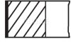 Кільця поршневі,комплект MAHLE / KNECHT 081 RS 00106 0N2 (фото 1)
