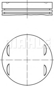 Поршень MAHLE / KNECHT 083 13 02 (фото 1)