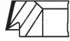 Комплект поршневих кілець циліндра MAHLE / KNECHT 145 72 N0 (фото 1)