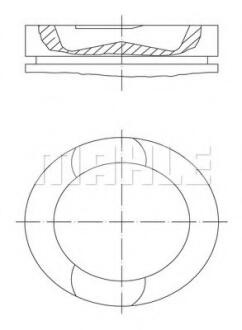Поршень VOLVO/RVI D11/DXI11 123.0 MAHLE / KNECHT 209 73 00 (фото 1)