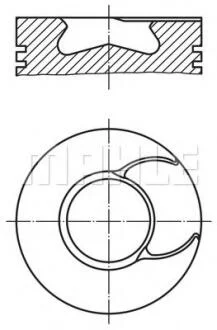Поршень MAHLE / KNECHT 213 66 00 (фото 1)