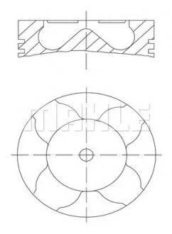 Поршень MAHLE / KNECHT 229 12 00