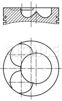Поршень MAHLE / KNECHT 456 24 00