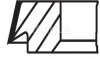 Кільця поршневі,комплект MAHLE / KNECHT 681 RS 00106 0N1 (фото 2)