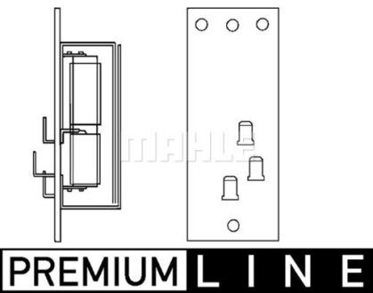 Регулятор пічки, MAN F 90/M 90 MAHLE / KNECHT ABR83000P
