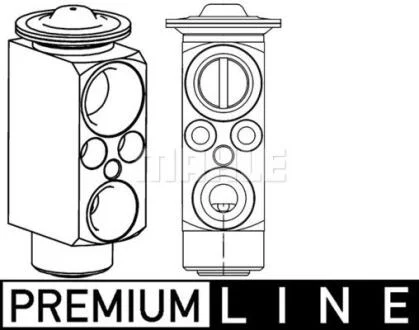 Розширювальний клапан, форсунка кондиціонера MAHLE / KNECHT AVE81000P