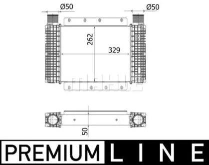 Інтеркулер MAHLE / KNECHT CI 544 000P