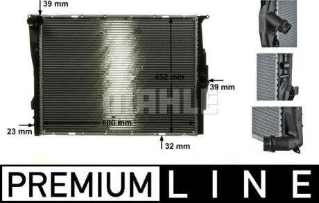 A_Радіатор 460 mm BMW MAHLE / KNECHT CR1090000P