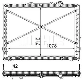 Радіатор MAHLE / KNECHT CR 2097 000P