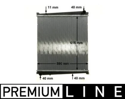 Радіатор охолодження MAHLE / KNECHT CR818000P