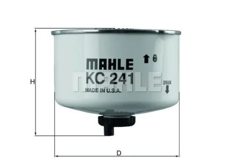 Фільтр паливний Land Rover Discovery 2.7-3.6TD 04- MAHLE / KNECHT KC 241D