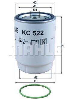 Фильтр топливный двигателя MAHLE / KNECHT KC 522D