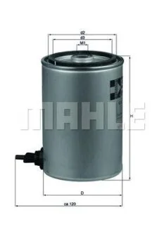 Фільтр паливн. (Knecht-Mahle) MAHLE / KNECHT KC 87D