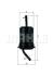Фильтр топливный KIA SEPHIA 95-97, MAZDA 323 89-03, MX-3 90-98 MAHLE / KNECHT KL 115 (фото 1)