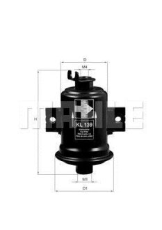Фильтр топливный Toyota MAHLE / KNECHT KL 139