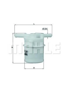 Фильтр топл. (Knecht-Mahle) MAHLE / KNECHT KL 205
