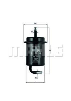 Фильтр топливный Mazda MAHLE / KNECHT KL 444