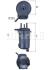 Фильтр топливный RENAULT CLIO/KANGOO 01- 1.5 DCI MAHLE / KNECHT KL 600D (фото 1)