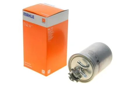 Паливний фільтр SEAT AROSA, CORDOBA, CORDOBA VARIO, IBIZA II, INCA, TOLEDO I SKODA FELICIA I, FELICIA II VW CADDY II, CADDY II/MINIVAN, LUPO I, POLO, POLO III 1.7D/1.9D 10.94-07.05 MAHLE / KNECHT KL 77