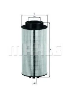 A_Фільтр паливний Mahle MAN MAHLE / KNECHT KX 264D