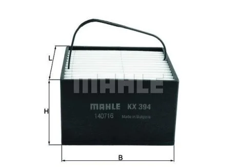 Фільтр палив. MAN (TRUCK) (Knecht-Mahle) MAHLE / KNECHT KX 394