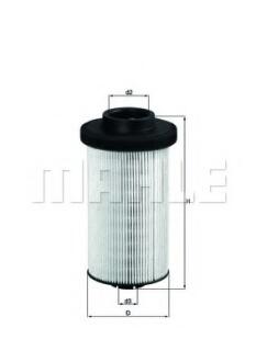 Фильтр топл. (смен.элем.) MB ACTROS (TRUCK) (Knecht-Mahle) MAHLE / KNECHT KX 80D